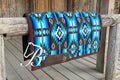 NIkko Chocolate Blue & Turquoise