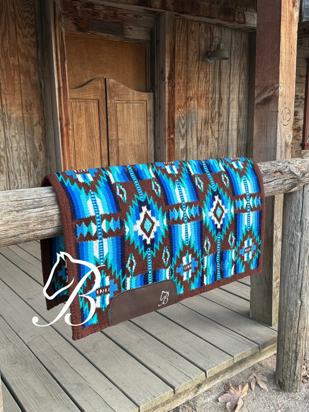 NIkko Chocolate Blue & Turquoise