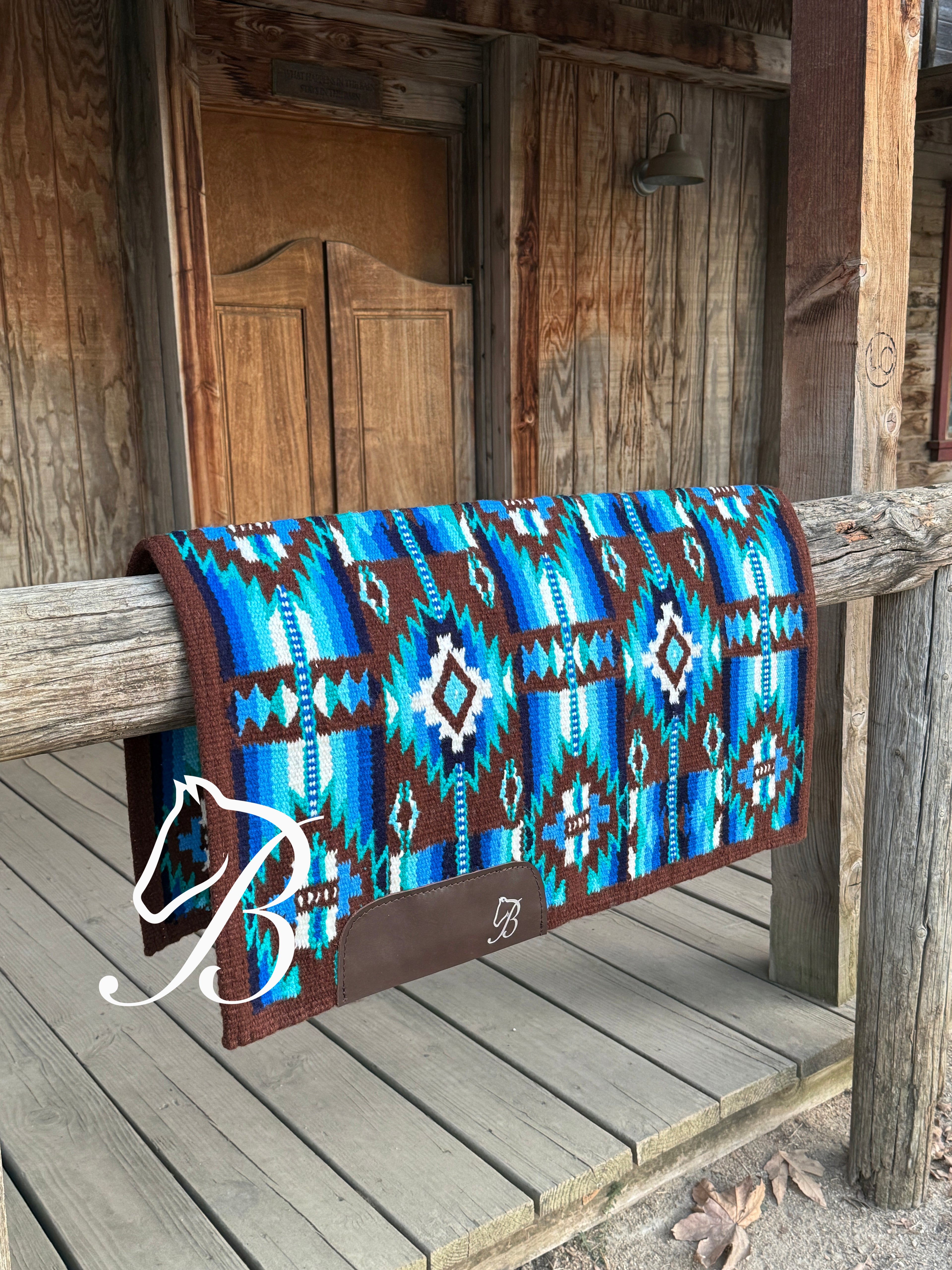 NIkko Chocolate Blue & Turquoise