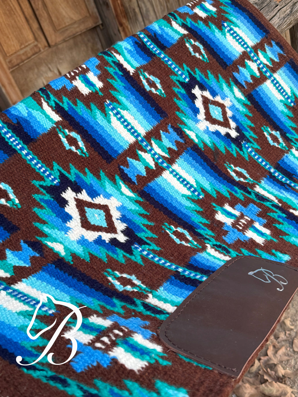 NIkko Chocolate Blue & Turquoise