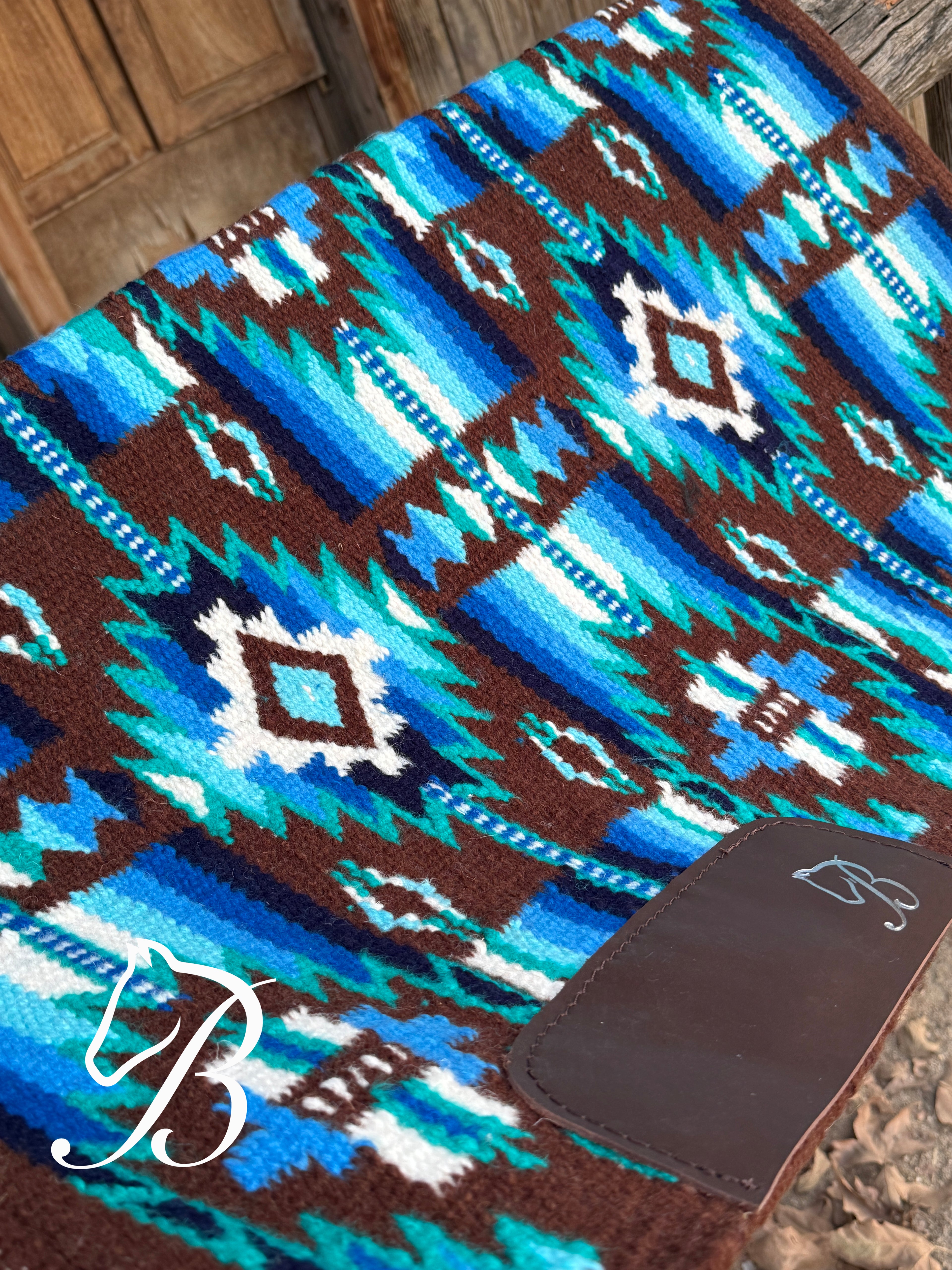 NIkko Chocolate Blue & Turquoise